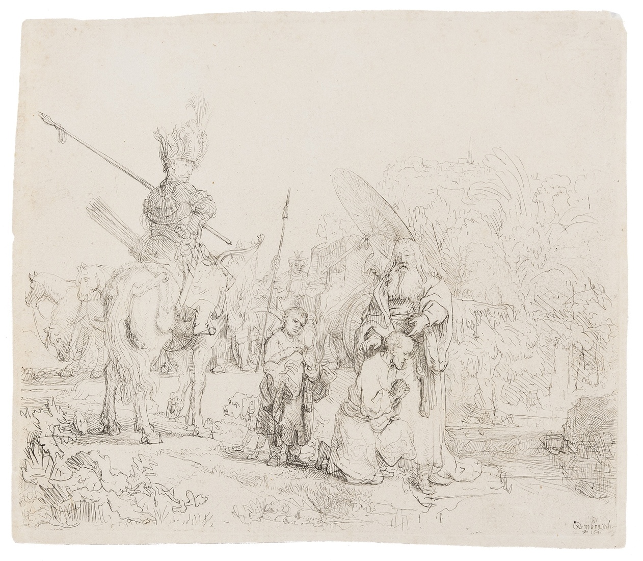 Rembrandt van Rijn (1606-1669) The Return of the Prodigal Son; and another (2) - Image 2 of 2