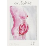 Louise Bourgeois (1911-2011) The Reticent Child (ex libris)