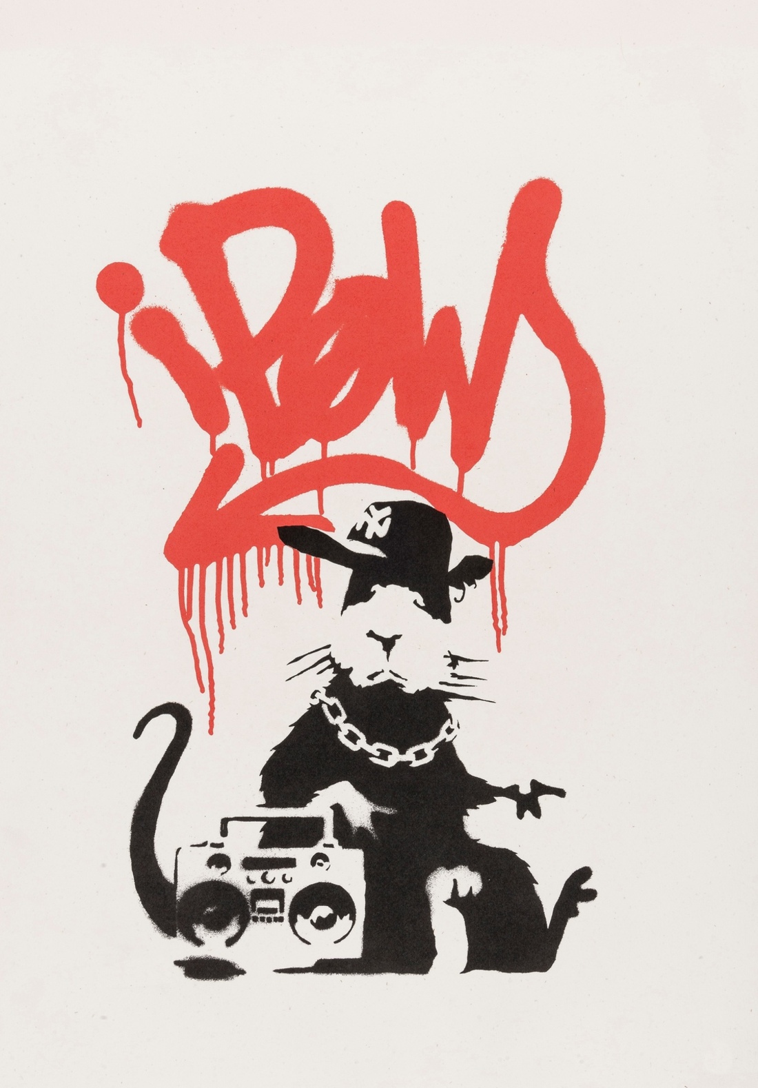 Banksy (b.1974) Gangsta Rat