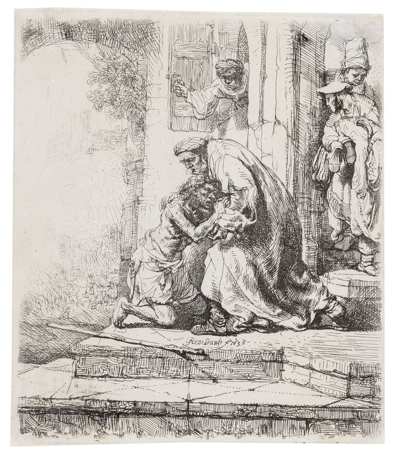 Rembrandt van Rijn (1606-1669) The Return of the Prodigal Son; and another (2)