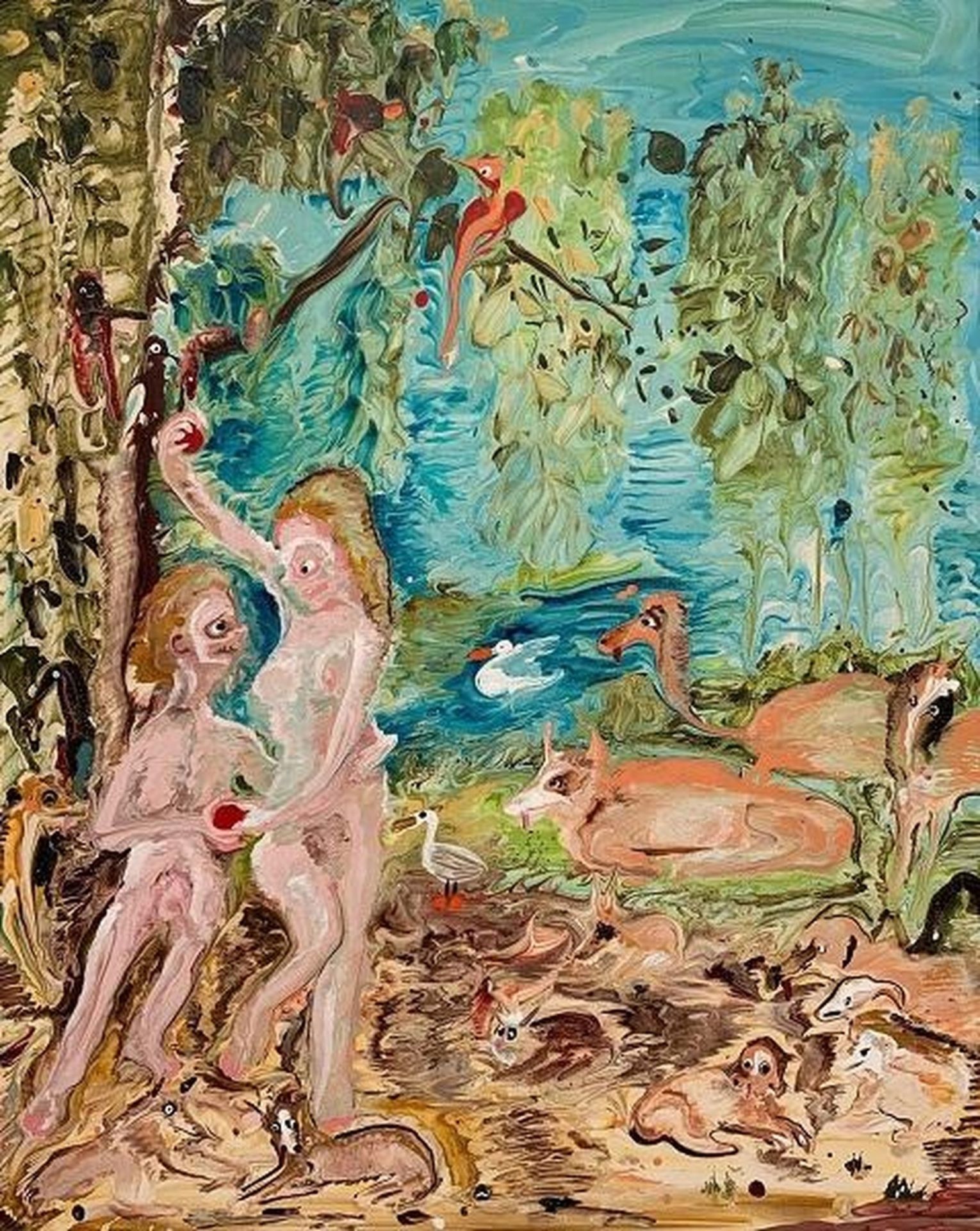 Genieve Figgis (b.1972) Adam and Eve