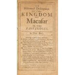 South East Asia.- Nicolas (Gervaise) An Historical Description of the Kingdom of Macasar in the …