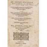 Law.- Duaren (François) De sacris ecclesiæ ministeriis ac beneficiis libri VIII. In quibus …