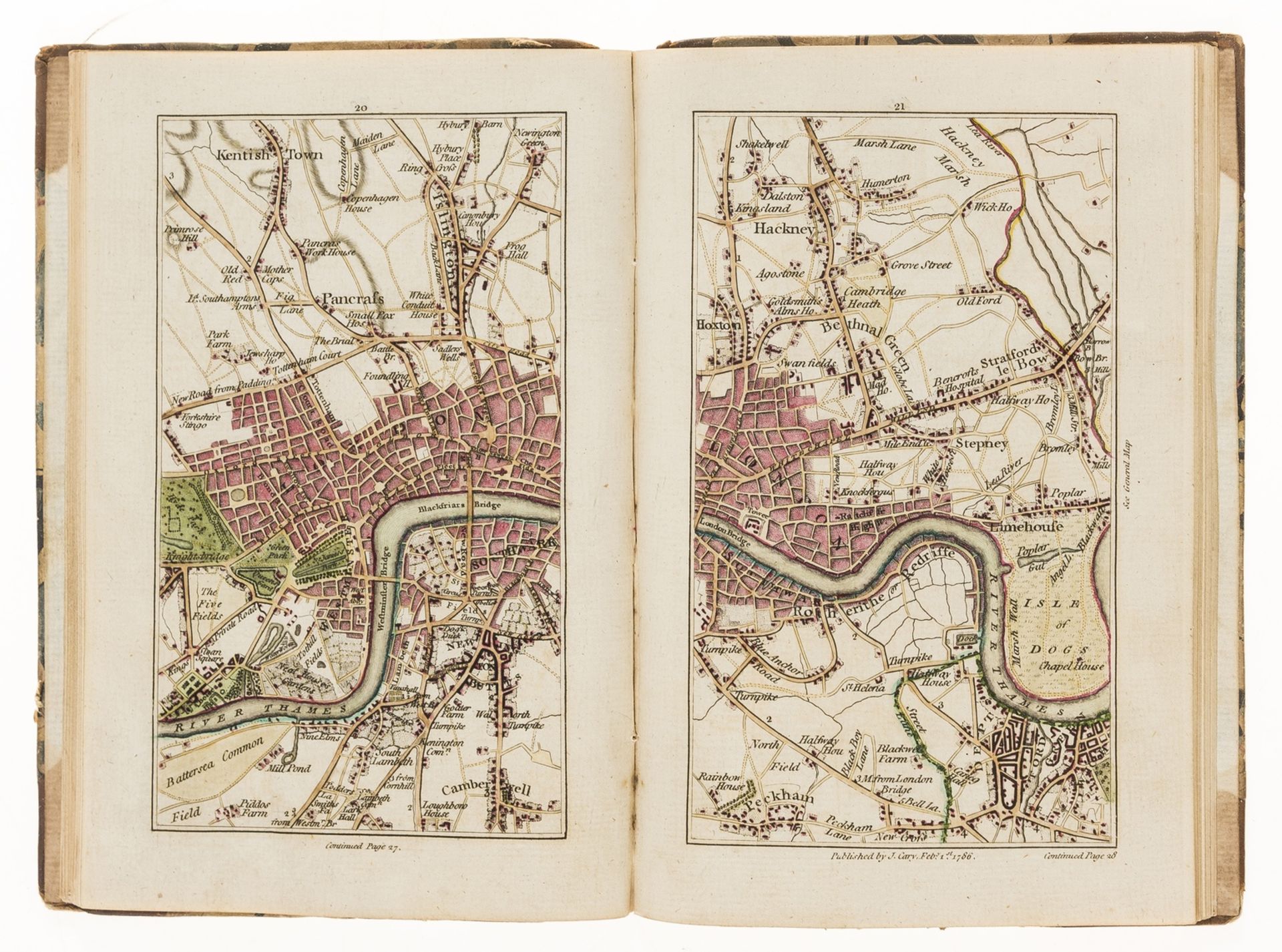 Middlesex.- Cary (John) Cary's Actual Survey of Middlesex...Wherein the Roads, Rivers, Woods and …