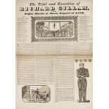 Execution Broadside.- Trial and Execution of Richard Gillam (The), for the Wilful Murder of Maria …