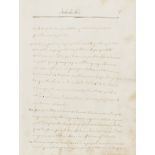 [Pestel (Frederik Willem)] [Dictata...] Politica [&] Magna Brittania, manuscript in Latin, …