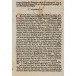 Incunabula.- Haebler (Konrad) West-European Incunabula. 60 Original Leaves from the presses of the …