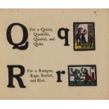 Crawhall (Joseph) Old Aunt Elspa's ABC, first edition, hand-coloured woodcuts, original wrappers, …