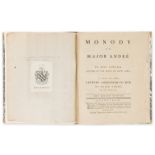 Boies Penrose copy.- America.- Seward (Anna) Monody on Major Andrè. By Miss Seward. (author of the …