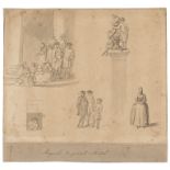 William Hogarth.- Ross (Thomas), manner of. Figure studies, [c. 1730 or later].