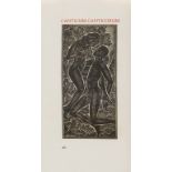 Cranach Press.- Canticum Canticorum Salomonis, one of 200 copies on paper, wood-engravings by …