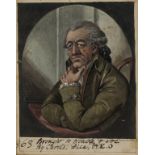 Dighton the Elder (Robert, 1752-1814) Four original half-length caricatures for mezzotints, [c. …