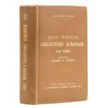 Cricket.- Wisden (John) John Wisden's Cricketers' Almanack for 1910, original brown cloth, gilt, …