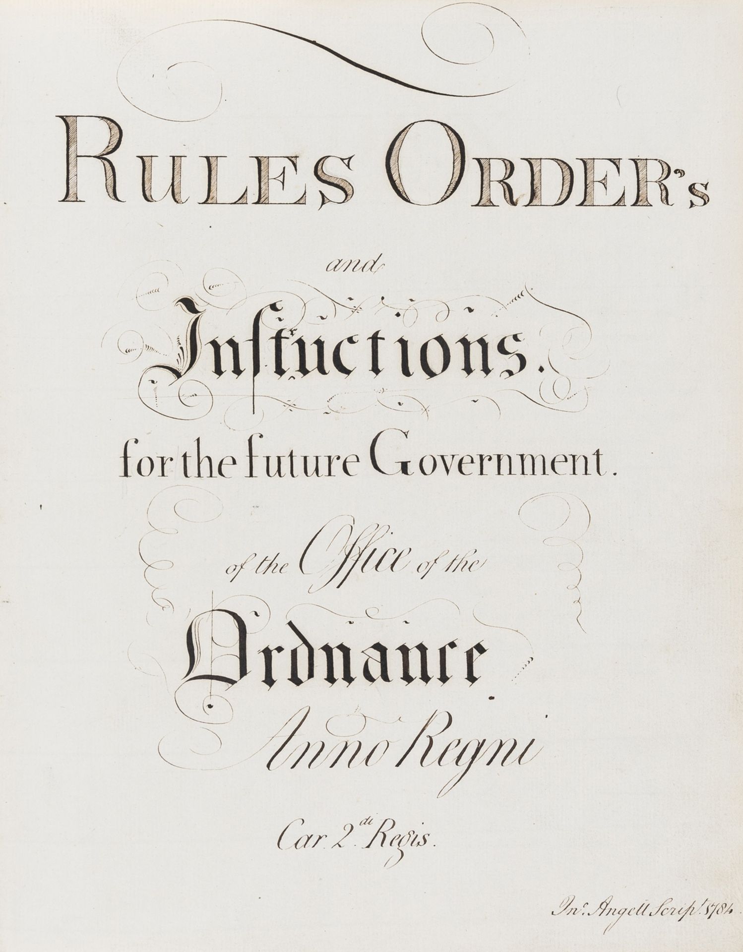 Office of Ordnance. Rules Order's and Instuctions for the future Goverment of the Office of the … - Image 3 of 3