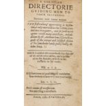 Rouen printed.- [Parsons (Robert)] A Christian directorie guiding men to their saluation, rare in …