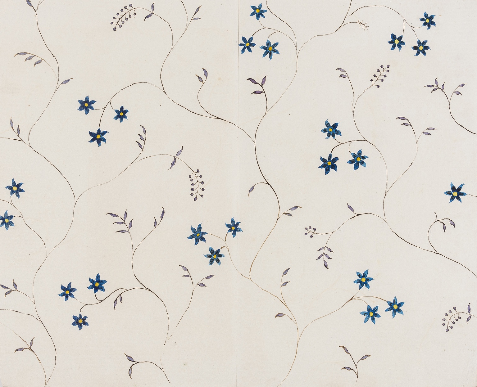 18th/19th century Decorated Paper.- 4 sheets of decorative patterned paper, [c. 1790- 1830]; and a …