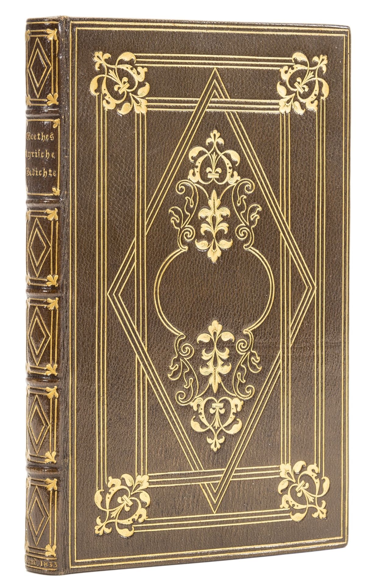 Binding.- Goethe (J.W. von) Auswahl von Goethes Inrischen Gedichten, C.R.Ashbee's copy with note, …