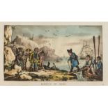 [Combe (William)] The Life of Napoleon..., hand-coloured aquatint plates by Cruikshank, 1815 & …