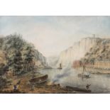 Bristol.- Sandby (Paul), attributed to. View from Kings Weston Estate [...], the River Avon and …