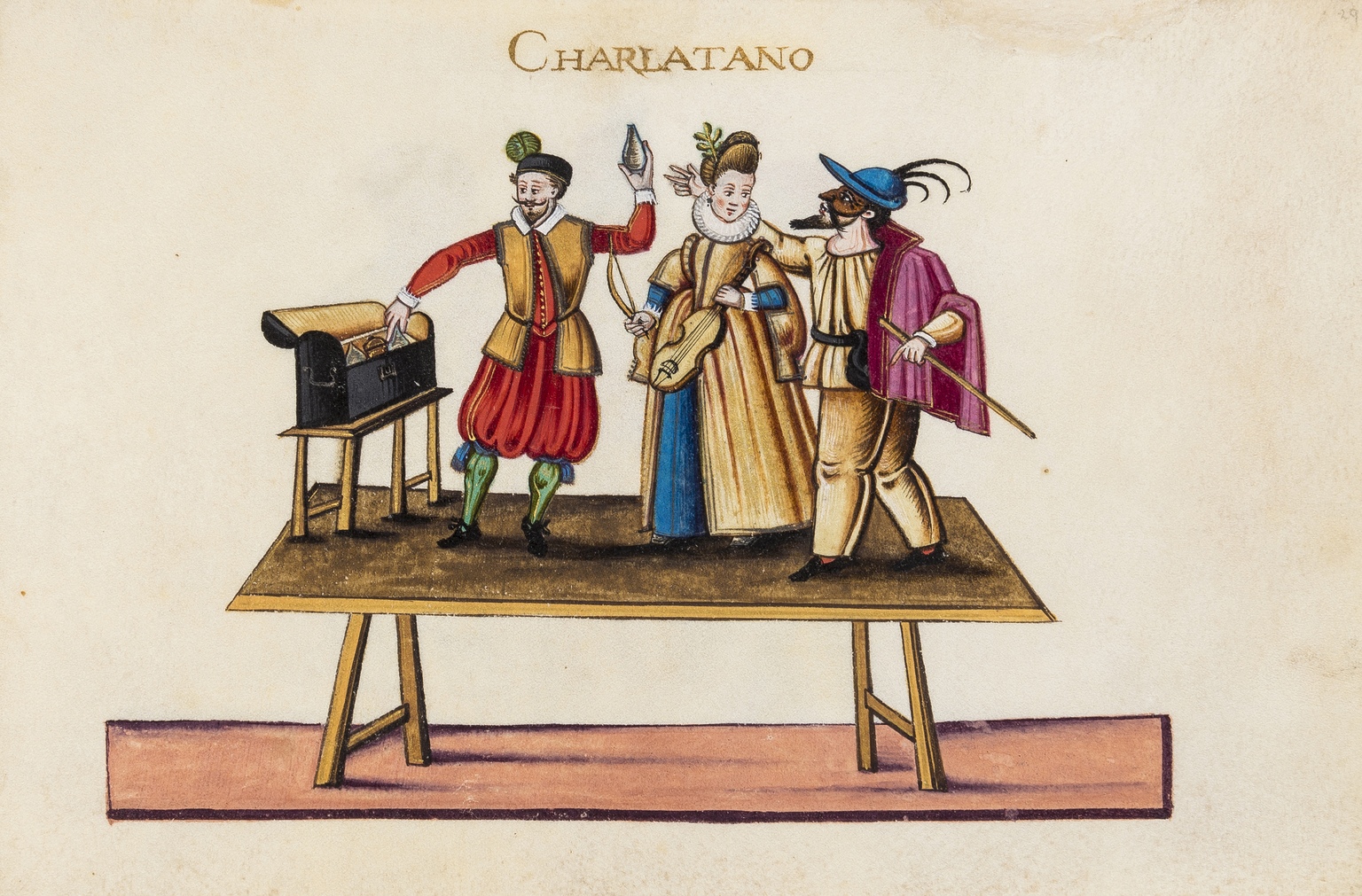 Commedia dell' Arte.- Album of 22 fine miniatures depicting Italian, mainly Venetian, costumes and … - Image 6 of 7