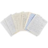 Whistler (Rex).- Whistler (Sir Laurence) 15 Autograph Letters signed, Typed Letter signed & 3 …