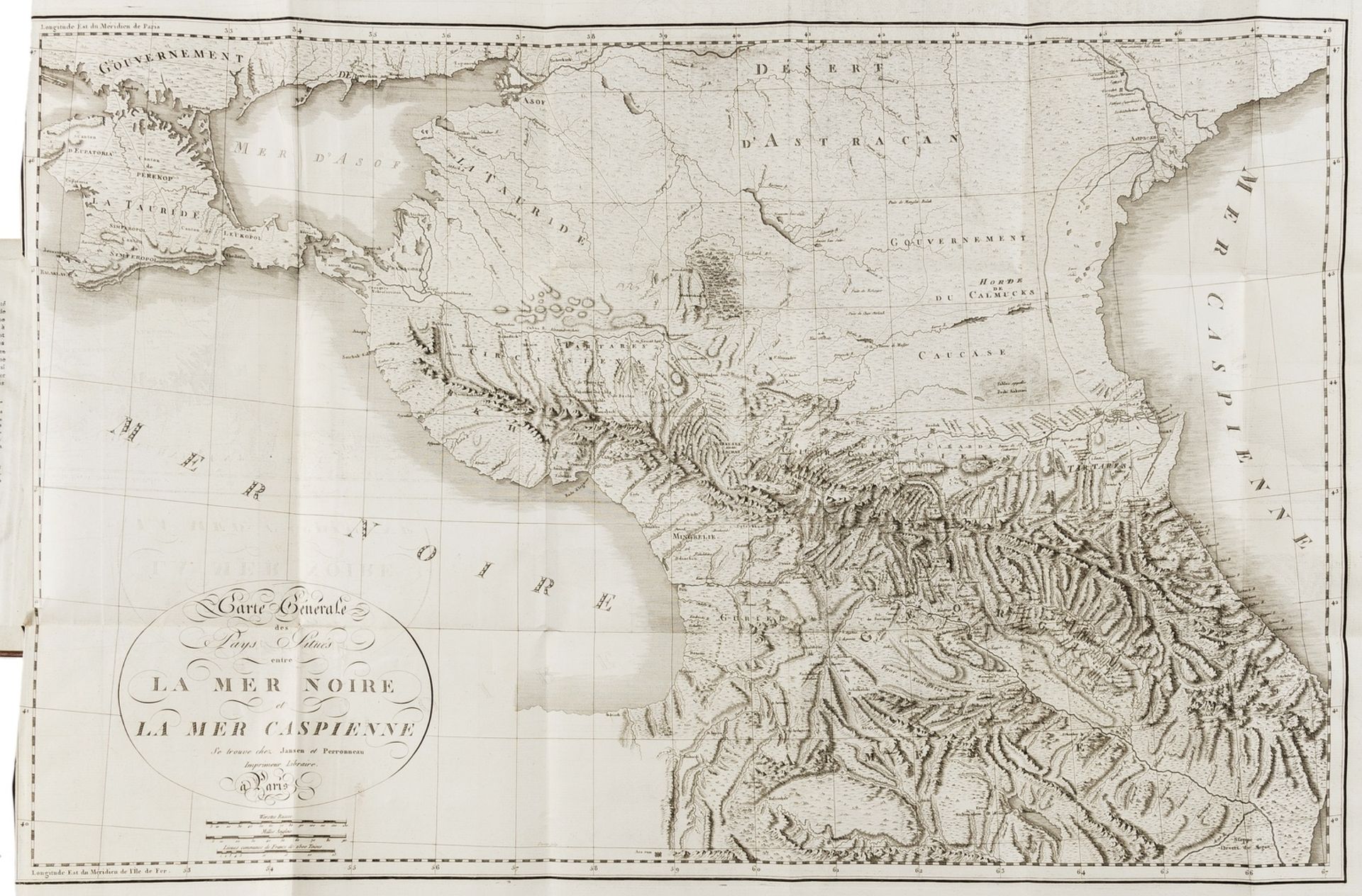 Eurasia.- Russia.- Voyages historiques et géographiques dans les pays situés entre la Mer Noire et …