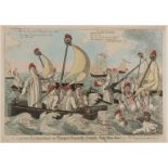 Napoleonic satire.- Williams (Charles) The Coffin Expedition... , 1804; and four others (5)