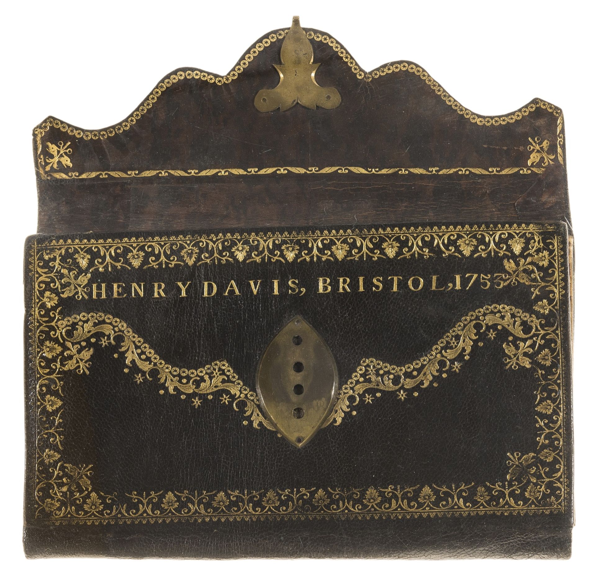 Bindings.- Black morocco wallet attractively tooled in gilt, [c.1753] and others (4)