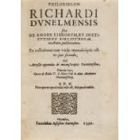 Bury (Richard de, Bishop of Durham) Philobiblon..., first English edition, Oxford, Joseph Barnes, …