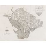 America.- Washington, D.C.- Good (J.) after James Thackera and John Vallance. Plan of the City of …