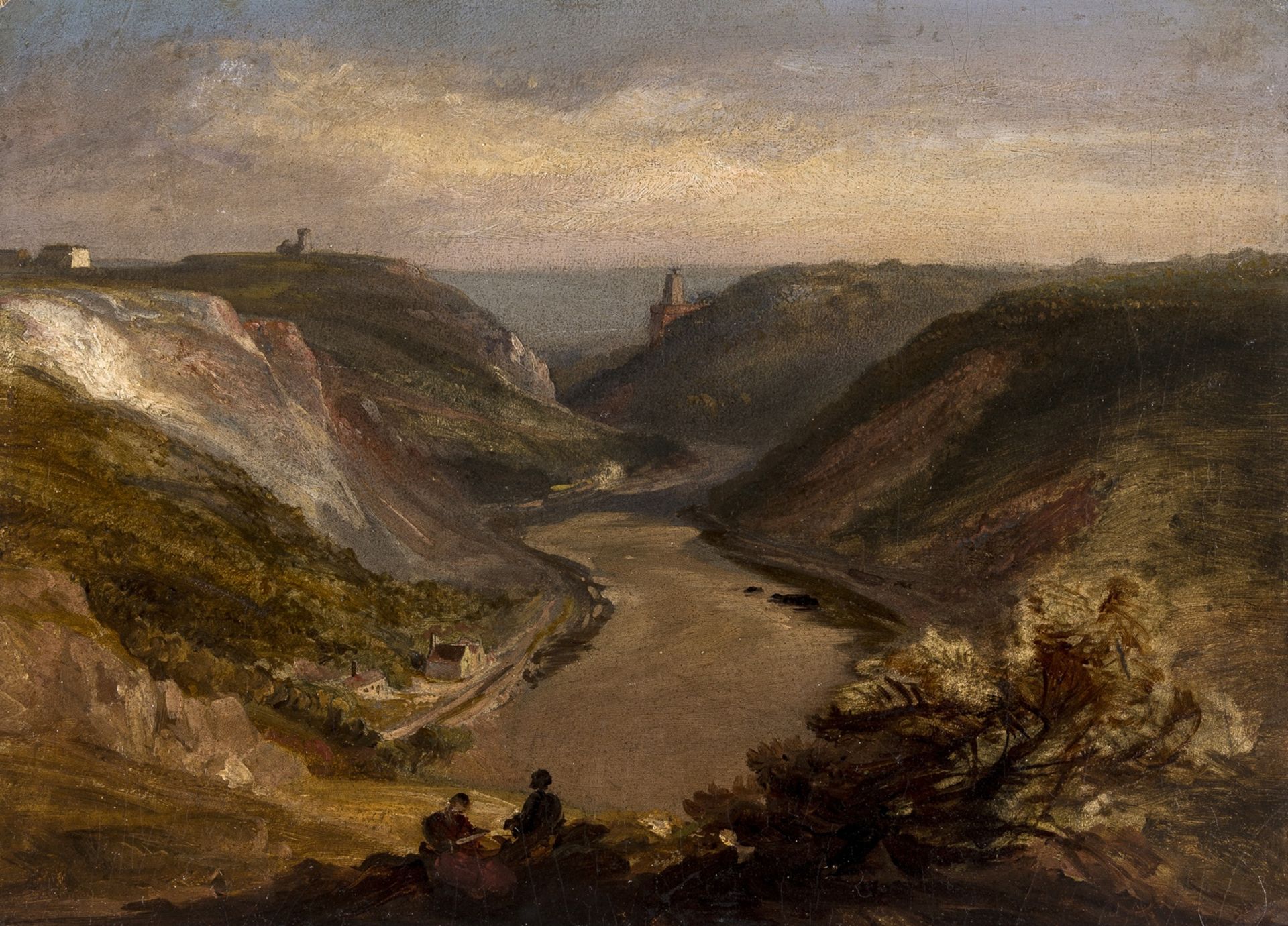 Bristol.- Jackson (Samuel) View of the Avon Gorge from Clifton Downs, [c. 1828-1864].