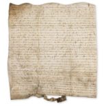 Medieval Marriage Contract.- Marriage contract agreed between Thomas de Nevill kt and John de …