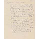 Lewis (Cecil Day) Good group of autograph material from when he was a Director at Chatto & Windus, …