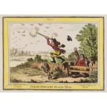 Gillray (James) The Cockney-Sportsmen, set of four, 1800 (4)