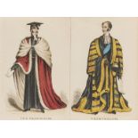 Cambridgeshire.- Costumes of the Members of the University of Cambridge (The), 44 hand-coloured …