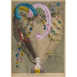 Macaroni fashion.- Darly (Matthew) The Extravaganza, or The Mountain Head Dress of 1776; and three …