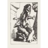 Ayrton (Michael) 2 ?proof lithographs for Geoffrey Bridson's Gilgamesh, 1 signed in pencil, …