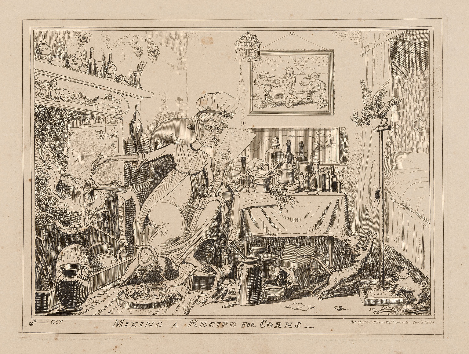 Cruikshank (George), William Heath and others. Evenings' Amusement; or, Repertorium Comicum, …