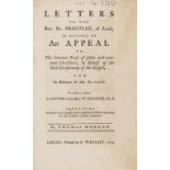 Religion.- Morgan (Thomas) Letters to the Rev. Dr. Priestley, of Leeds, in defence of An appeal to …