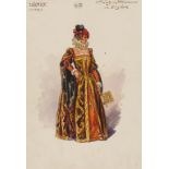 Theatre.- Daly's Theatre.- 36 original costume designs for a production of G. H. Clutsam & Hubert …