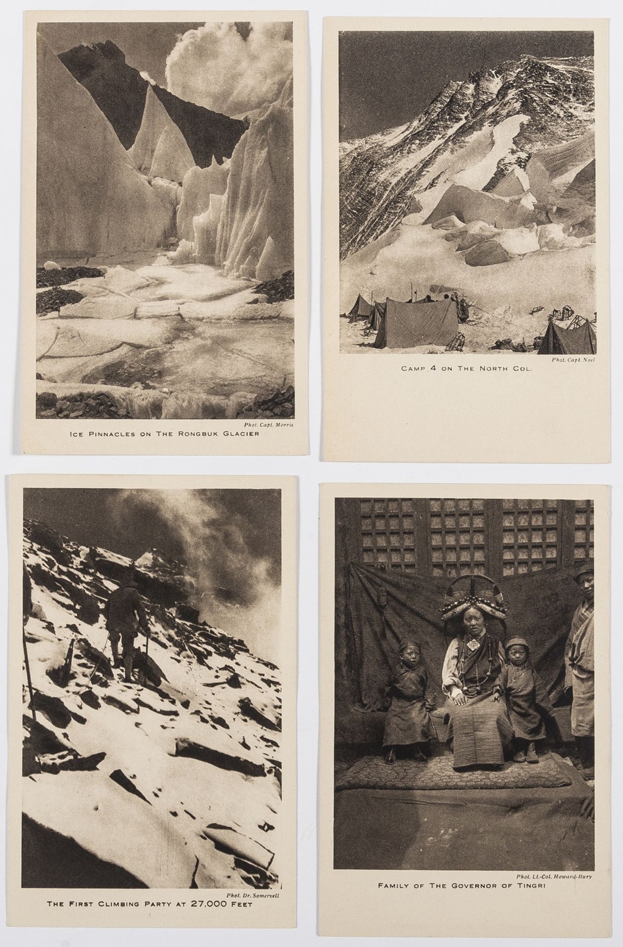 Mountaineering.- Mount Everest Committee. 15 Postcards of photographs taken by members of the 1922 … - Image 2 of 3