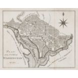 Americas.- Weld (Isaac) Plan of the City of Washington, [c. 1798]; and 8 others (9)