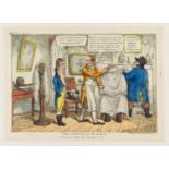 Caricatures.- Barbers, Wigs and shaving.- Holland (William) The Chevening Barber; or, Shaving a …