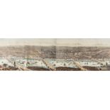 London.- Illustrated London News (The) Panorama of London and the River Thames, 1845.