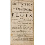 Thompson (Nathaniel) A collection of 86 loyal poems, all of them written upon the two late plots, …