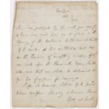 Bristol Mechanics Institute.- Napier (Sir William) 3 Autograph Letters signed to J.L. Smith of the …