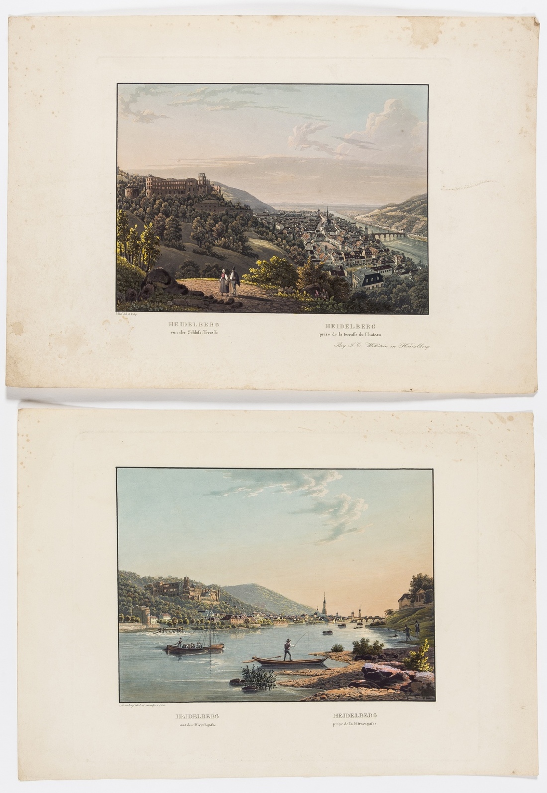 Cobweb painting.- Czichna (C.A.) "Spinnewetten", [c. 1870s]; together with 20 Alpine views (21) - Image 2 of 2