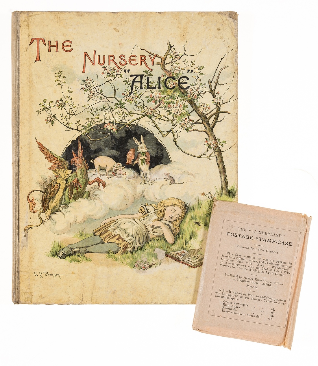 [Dodgson (Charles Lutwidge)], "Lewis Carroll". The Nursery "Alice"..., second edition, 1890 & …