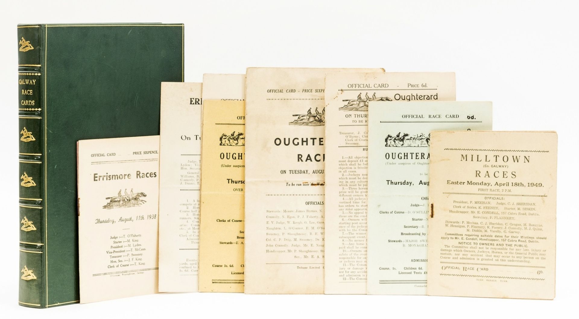 Racing.- County Galway.- A collection of 16 race cards, 1933-1950.