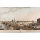 London.- Stadler (Joseph Constantine) View of London, Taken from Albion Place, Blackfryars Bridge. …